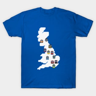 Metro and Light Rail of Britain (Geographic) T-Shirt